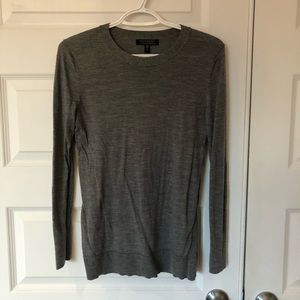 Grey merino wool sweater
